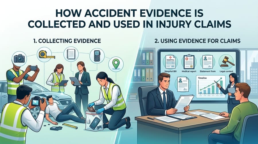 How Accident Evidence Is Collected and Used in Injury Claims