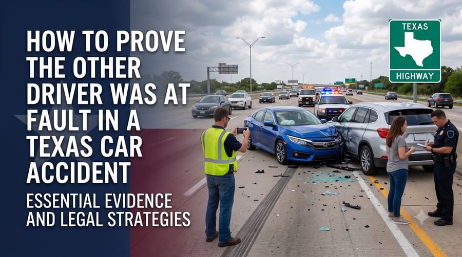How to Prove the Other Driver Was at Fault