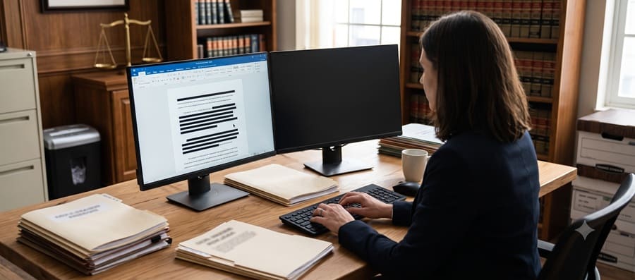 How Law Firms Should Handle Sensitive Documents and Digital Redaction