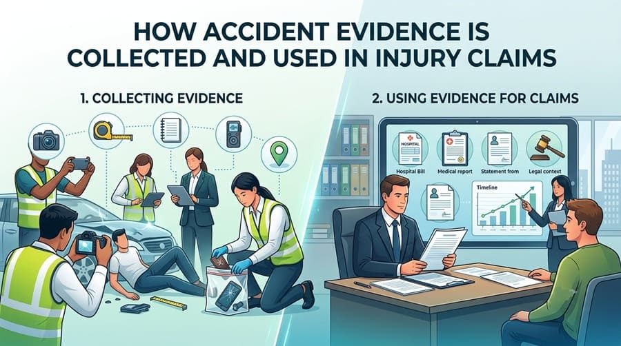 How Accident Evidence Is Collected and Used in Injury Claims